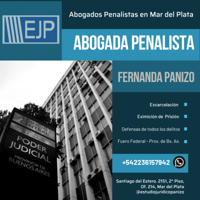Abogada Penalista en Mar del Plata Dra. Fernanda Panizo